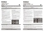 Предварительный просмотр 2 страницы Robus R8MUST-01 Instruction Manual