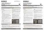 Preview for 1 page of Robus R8MUSTLED-01 Instruction Manual