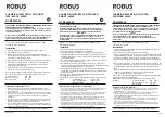 Preview for 1 page of Robus RCM10040-04 Manual