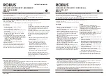 Robus RFN2-01 Instruction Manual предпросмотр