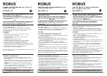 Preview for 1 page of Robus RHA28405FT-24 Installation Instructions