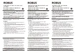 Robus RHL1030-04 Manual preview