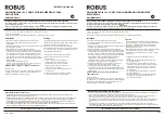 Robus RM1WEMPK-PSU Instruction Manual предпросмотр