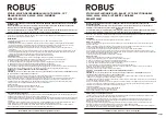 Предварительный просмотр 2 страницы Robus RSD6CCT3M-01 Instruction Manual