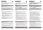 Robus RTSK15 Quick Start Manual preview