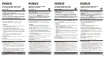 Robus RTW0130RG-24 Manual preview