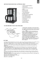 Предварительный просмотр 16 страницы Robusta BLACK COFFEE Instruction Manual