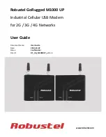 Robustel GoRugged M1000 UP User Manual preview