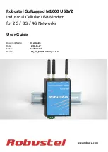 Robustel GoRugged M1000 USBV2 User Manual preview