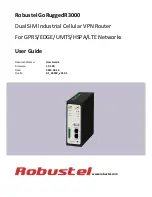 Robustel GoRuggedR 3000 User Manual preview