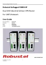 Robustel R3000-3P User Manual предпросмотр