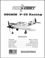 Roc Hobby P-39 Racing User Manual preview