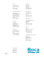 Preview for 12 page of Roca BROADWAY COMPACT Users Handbooks