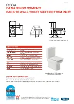 Roca DAMA SENSO COMPACT Manual preview