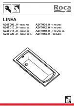 Roca LINEA A24T002 0 Series Manual preview