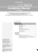 Roca LUMEN Installation Manual preview