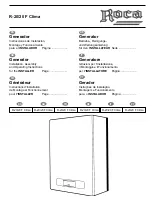 Preview for 1 page of Roca R-20/20 F Clima Installation, Assembly, And Operating Instructions For The Installer