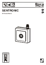 Roca SENTRONIC A890092200 Installation Instructions Manual preview