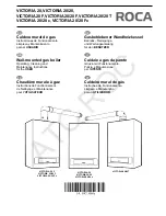 Предварительный просмотр 1 страницы Roca VICTORIA 20 F Operating, Cleaning And Maintenance Instructions