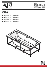 Preview for 1 page of Roca VITA A24T0 0-1700 750 Series Manual