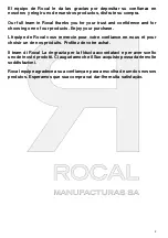 Предварительный просмотр 2 страницы Rocal Habit 76 +T User Manual