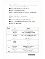 Preview for 5 page of Rocam Technology NC400HD User Manual