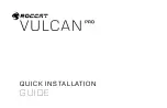 Roccat VULCAN PRO Quick Installation Manual preview