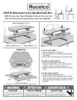 Preview for 1 page of Rocelco CADR-46 Instructions