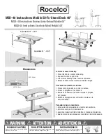 Предварительный просмотр 1 страницы Rocelco MSD-40 Instructions