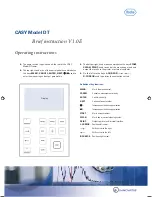 Предварительный просмотр 1 страницы Roche CASY DT Operating Instructions