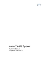 Roche Cobas 4800 System System Manual preview