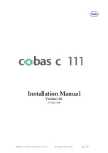 Preview for 1 page of Roche Cobas C111 Installation Manual