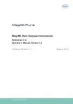 Preview for 13 page of Roche MagNA Pure Compact Instrument Operator'S Manual