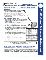 Preview for 1 page of Rochester Gauges P6293 Series How To Convert