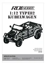 RocHobby 1:12 TYPE82 KUBELWAGEN Instruction Manual preview