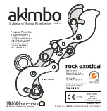 Предварительный просмотр 1 страницы ROCK EXOTICA Akimbo User Instructions