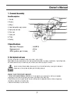 Предварительный просмотр 2 страницы Rock River 3400 PSI Owner'S Manual