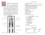 Preview for 3 page of Rock Shox JUDY XC User Manual