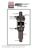 Rock Shox SID RACE ADJUST Owner'S Manual предпросмотр