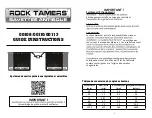 Preview for 10 page of Rock Tamers 00108 Instruction Manual