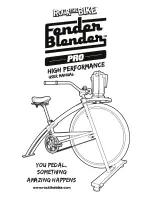 Rock The Bike Fender Blender Pro High Performance User Manual preview