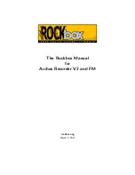 Предварительный просмотр 1 страницы Rockbox Archos Recorder FM User Manual