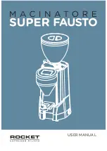 Preview for 1 page of Rocket Espresso MACINATORE SUPER FAUSTO User Manual