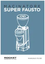 Preview for 30 page of Rocket Espresso MACINATORE SUPER FAUSTO User Manual