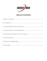 Preview for 3 page of Rocket Man M1002 Operating Manual