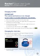 Предварительный просмотр 3 страницы Rocket PSU Portable Suction Unit Quick User Manual