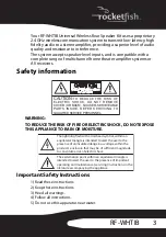 Preview for 3 page of RocketFish RF-2T3A User Manual