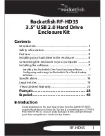 Предварительный просмотр 3 страницы RocketFish RF-HD35 User Manual