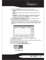 Preview for 17 page of RocketFish RF-HD35 User Manual