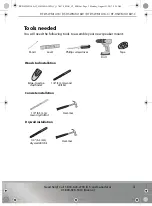 Preview for 3 page of RocketFish RF-HSWM1A18 Assembly Manual